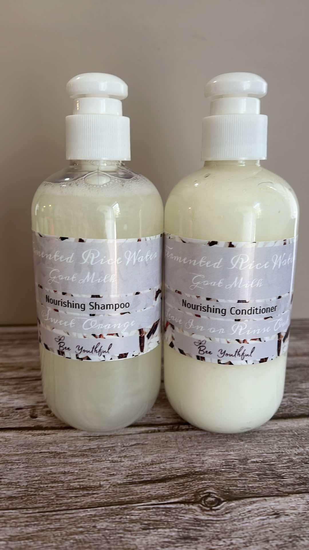 Fermented Rice Water & Goat Milk Shampoo & Conditioner