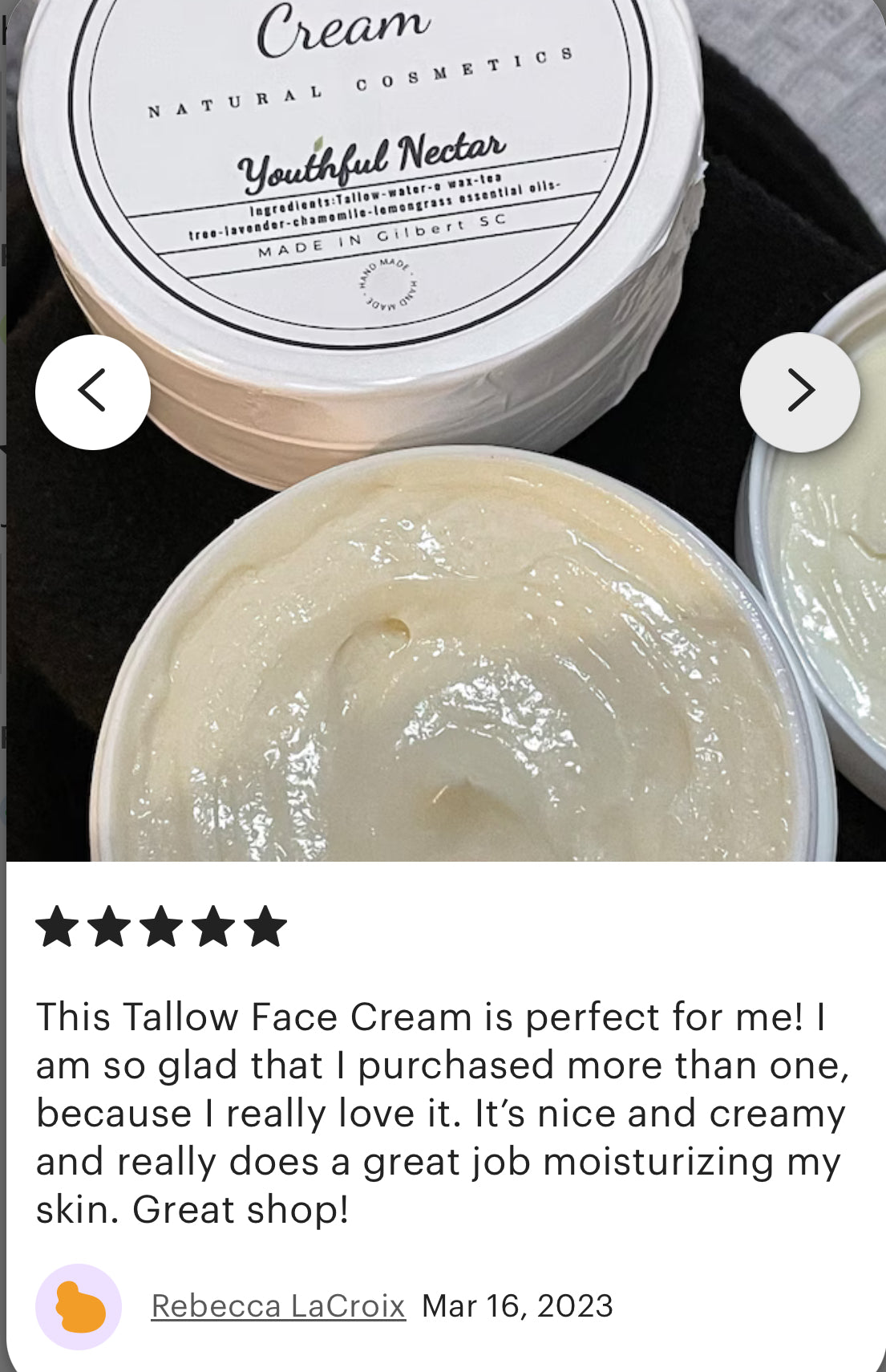 Tallow Face Cream